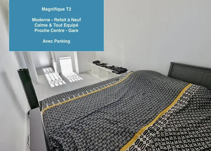 Apartment Magnifique T2 Refait A Neuf - Calme & Equipe Avec Parking *